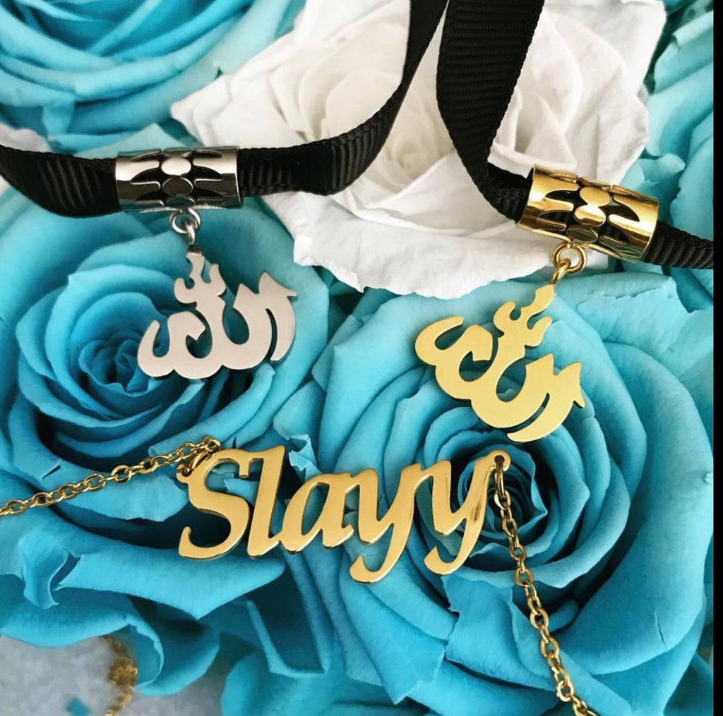 Allah choker necklace